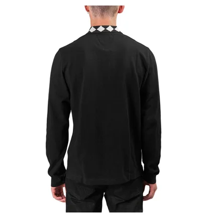 Stüssy Louie L/S Polo (Schwarz)