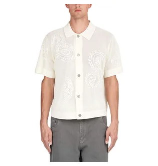 Obey Tear Drop Strick Hemd (Beige)