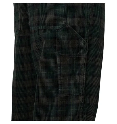 Carhartt WIP Flint Pant Cotton Breck Check Print (Grün)