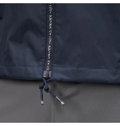 adidas x Human Made Windbreaker (Navy / Weiß)