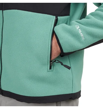 The North Face Denali Jacket (Schwarz / Grün)