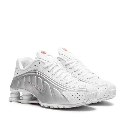 Nike WMNS Shox R4 (Weiß / Silber)