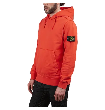 Stone Island Hooded Sweater (Rot)