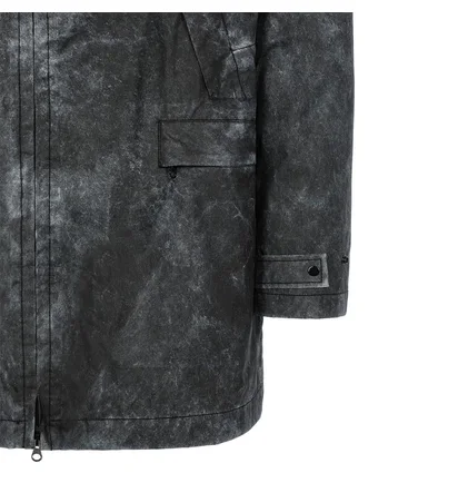 Stone Island Membrana 3L Dust Color Finish Jacket (Schwarz)