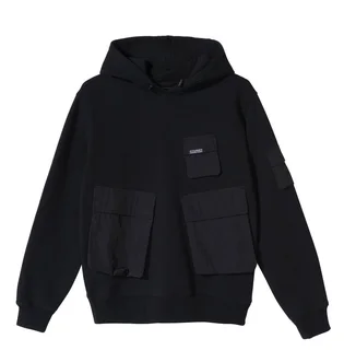 Stüssy WMNS Cargo Fleece Hoodie (Schwarz)