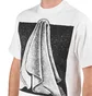 The Trilogy Tapes TTT Drapery T-Shirt (Weiss / Schwarz)
