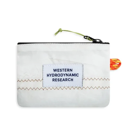 Western Hydrodynamic Research Sail ZIP Wallet (Weiß)