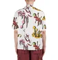 Brain Dead Tetsunori Tawaraya Seersucker Short Sleeve Blouse (Weiß / Multi)