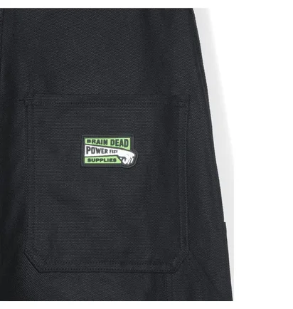 Brain Dead Printed Canvas Carpenter Pant (Schwarz)
