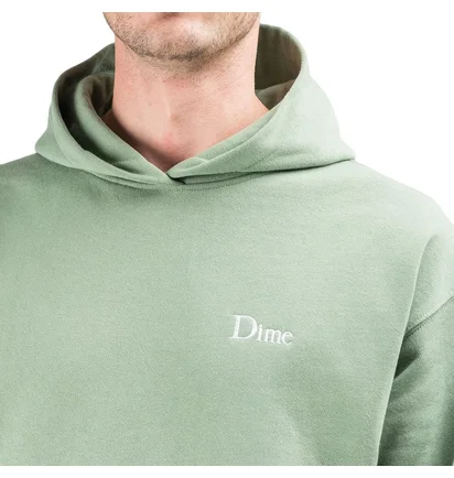 Dime Classic Small Logo Hoodie (Grün)