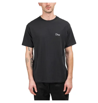 Dime Classic Small Logo T-Shirt (Schwarz)