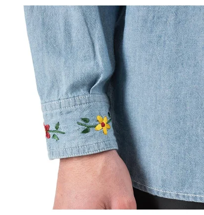 Liberaiders Peace Chambray Shirt (Hellblau)