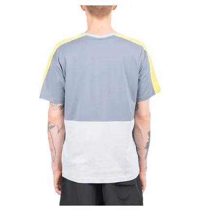 New Balance Athletics Color Block T-Shirt (Blau / Gelb)