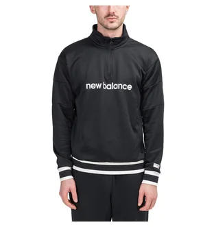 New Balance MT93545 REP Athletics Stadium Pullover (Schwarz / Weiss)