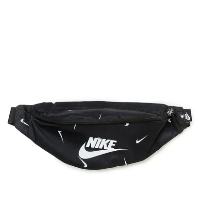 Nike Heritage Hip Pack (Schwarz / Weiß)