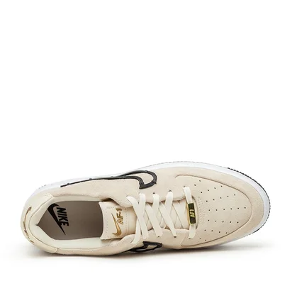 Nike WMNS Air Force 1 Sage Low LX (Beige / Weiß / Schwarz)