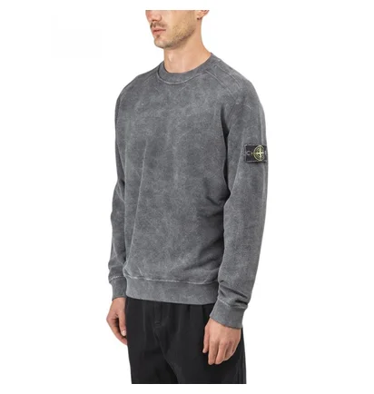 Stone Island Dust Colour Treatment Pullover (Dunkelgrau)