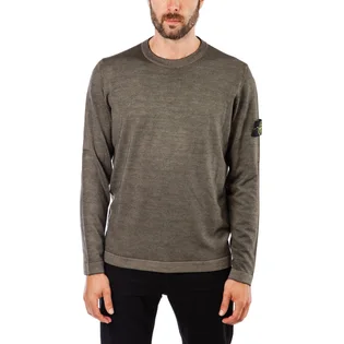 Stone Island Wool Sweat Shirt (Olive)