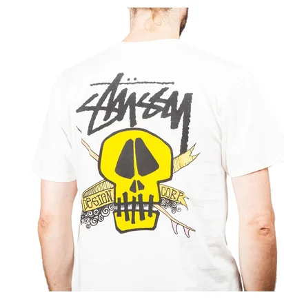 Stüssy Surf Skull Pig. Dyed Tee (Beige)