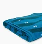 Parra Aqua Weed Waves Beach Towel (Blau / Petrol)