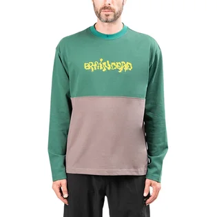 Brain Dead Embroidered Longleeve Football Shirt (Grün)