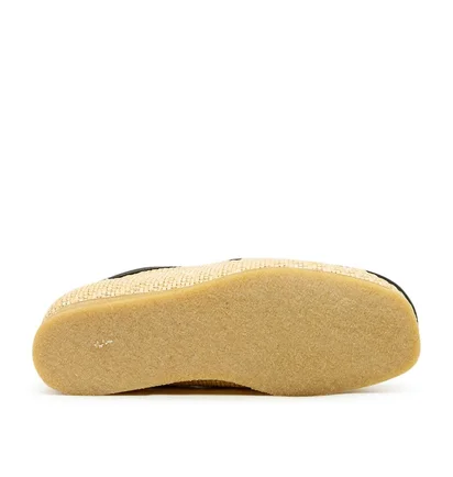 Clarks Originals Wallabees Natural Raffia (Beige / Schwarz)
