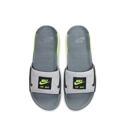 Nike Air Max 90 Slide (Grau / Grün)