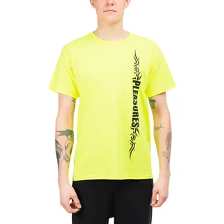 Pleasures Razor Logo T-Shirt (Neon Gelb)