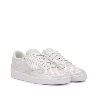 Reebok Club C 85 Textural W (Silbergrau / Weiß)