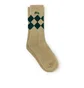Stüssy Argyle Jacquard Crew Socks (Beige)