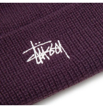 Stüssy Basic Cuff Beanie (Burgund)