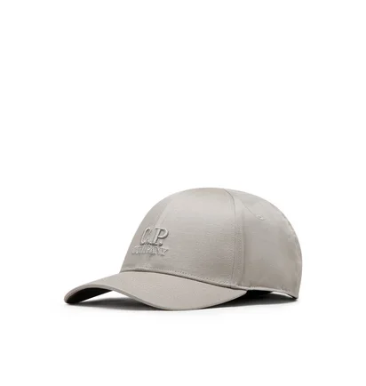 C.P. Company Gabardine Logo Cap (Beige)