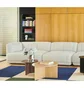 Hay Slit Table Wood Round XL (Braun)
