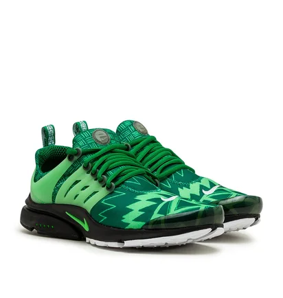 Nike Air Presto 'Naija' (Grün / Schwarz)