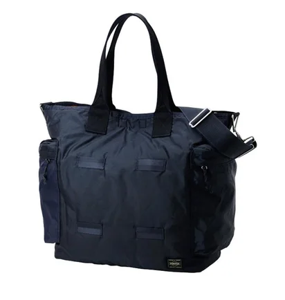 Porter By Yoshida Force Series 2way Tote Bag (Navy)