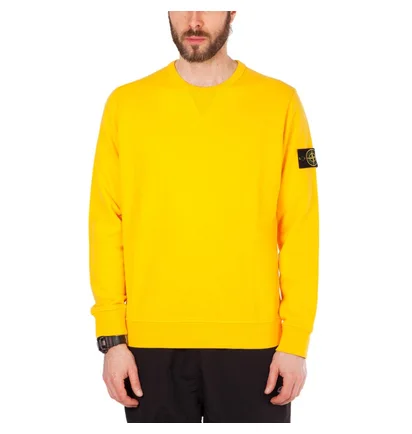 Stone Island Sweat Shirt Crewneck (Gelb)