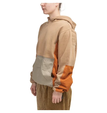 Stüssy WMNS Divison Contrast Hoodie (Khaki)