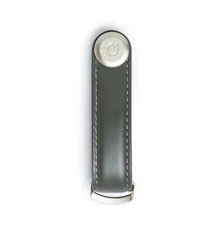 Orbitkey Leather Key Organiser (Schwarz / Grau)