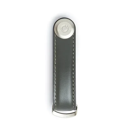 Orbitkey Leather Key Organiser (Schwarz / Grau)