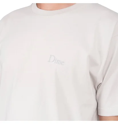 Dime Classic Small Logo T-Shirt (Grau)