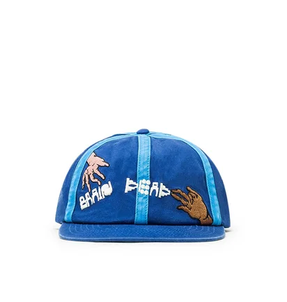 Brain Dead Connection 6 Panel Cap (Navy)