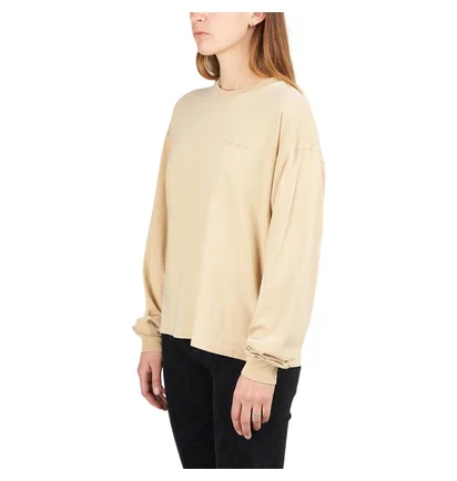Carhartt WIP W L/S Mosby Script T-Shirt (Braun)