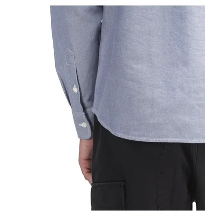 Aimé Leon Dore A-Wing Patch Oxford Shirt (Blau)