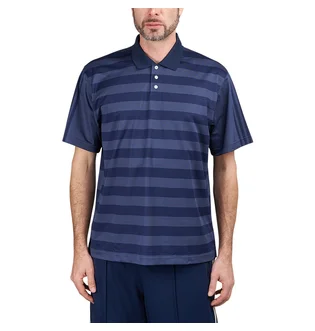 adidas x Pop Trading Company Polo Shirt (Navy / Weiß)