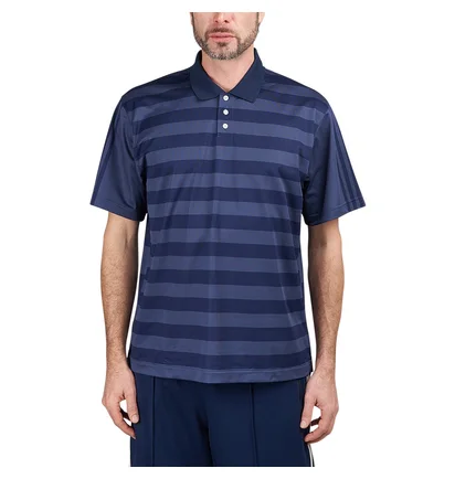 adidas x Pop Trading Company Polo Shirt (Navy / Weiß)