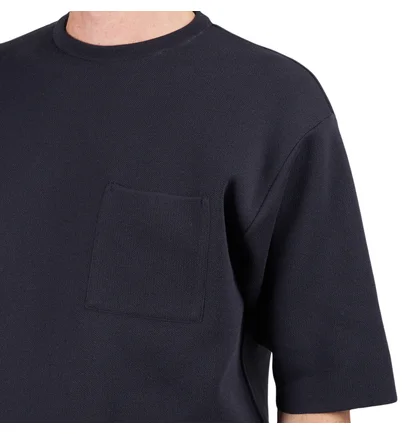Snow Peak Cotton Nylon Crewneck T-Shirt (Schwarz)
