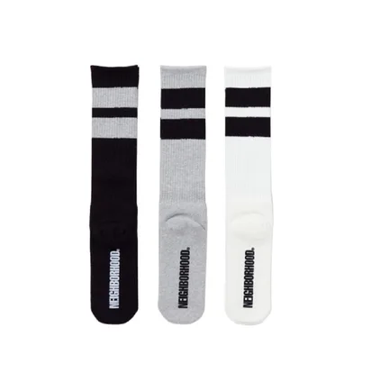Neighborhood Classic 3-Pack Long/ Ca-Socks (Multi)