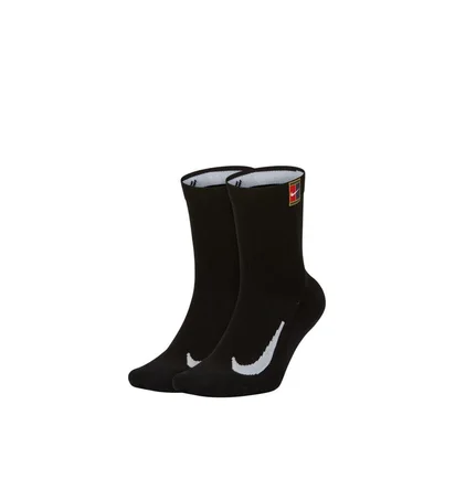 NikeCourt Multiplier Cushioned Socks (Schwarz)