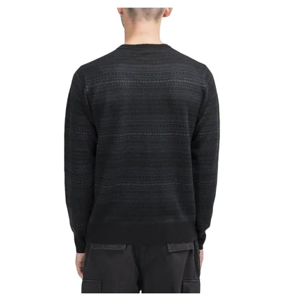 Norse Projects Fairisle Cashwool (Schwarz)