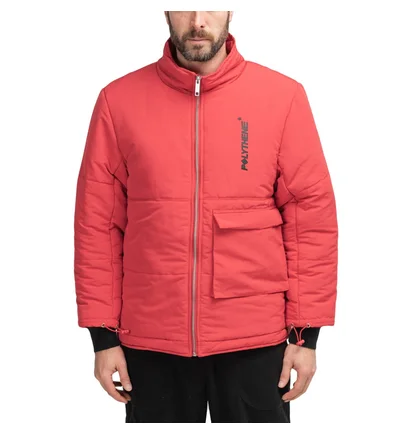 Polythene* Optics Puffa Coat (Rot)